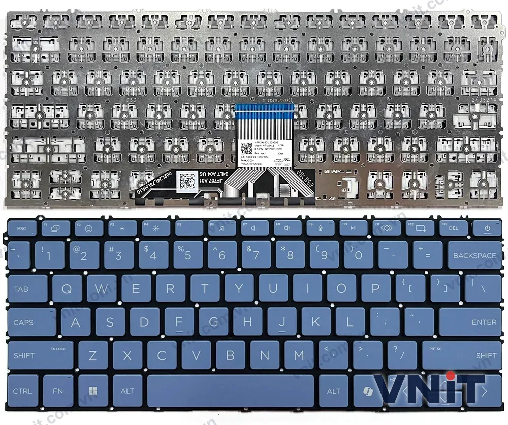 Bàn phím Laptop HP OmniBook 14-he, 14-fp, 14t-fr, 16-au, 16-bf, 16-fb (Màu xanh)