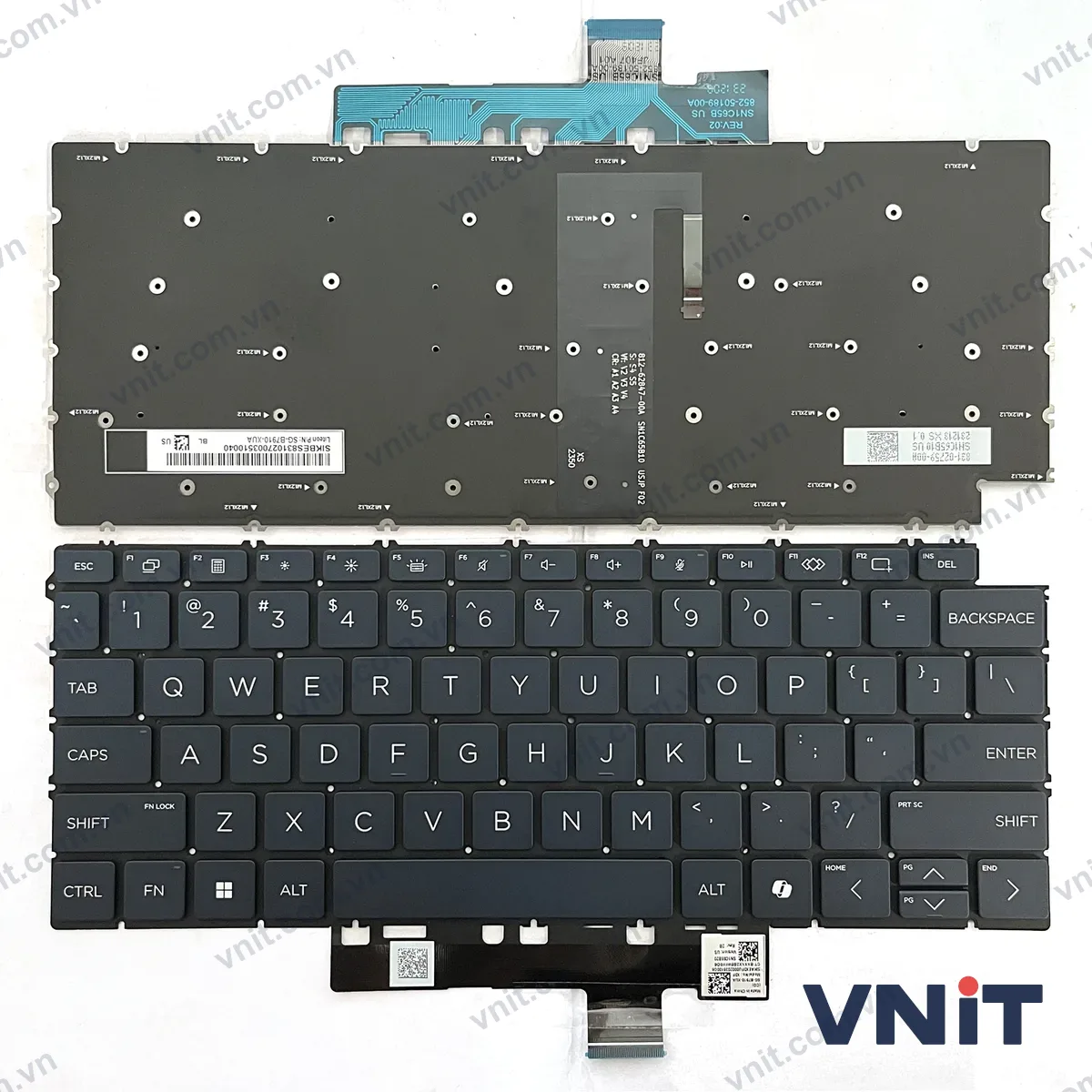 Bàn phím Laptop HP OmniBook Ultra 14-FD, 14T-FH, Flip 14-FH (Có đèn nền) (Màu xanh)