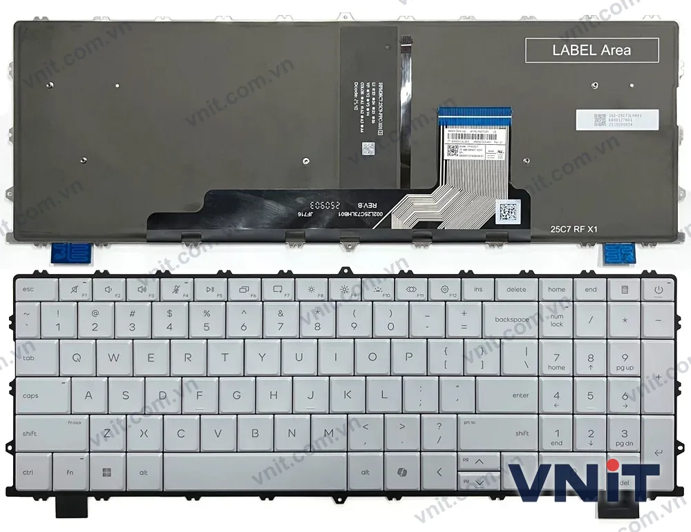 Bàn phím Laptop HP OmniBook X 17.3 inch 17-de 17t-de version A (Có đèn nền)