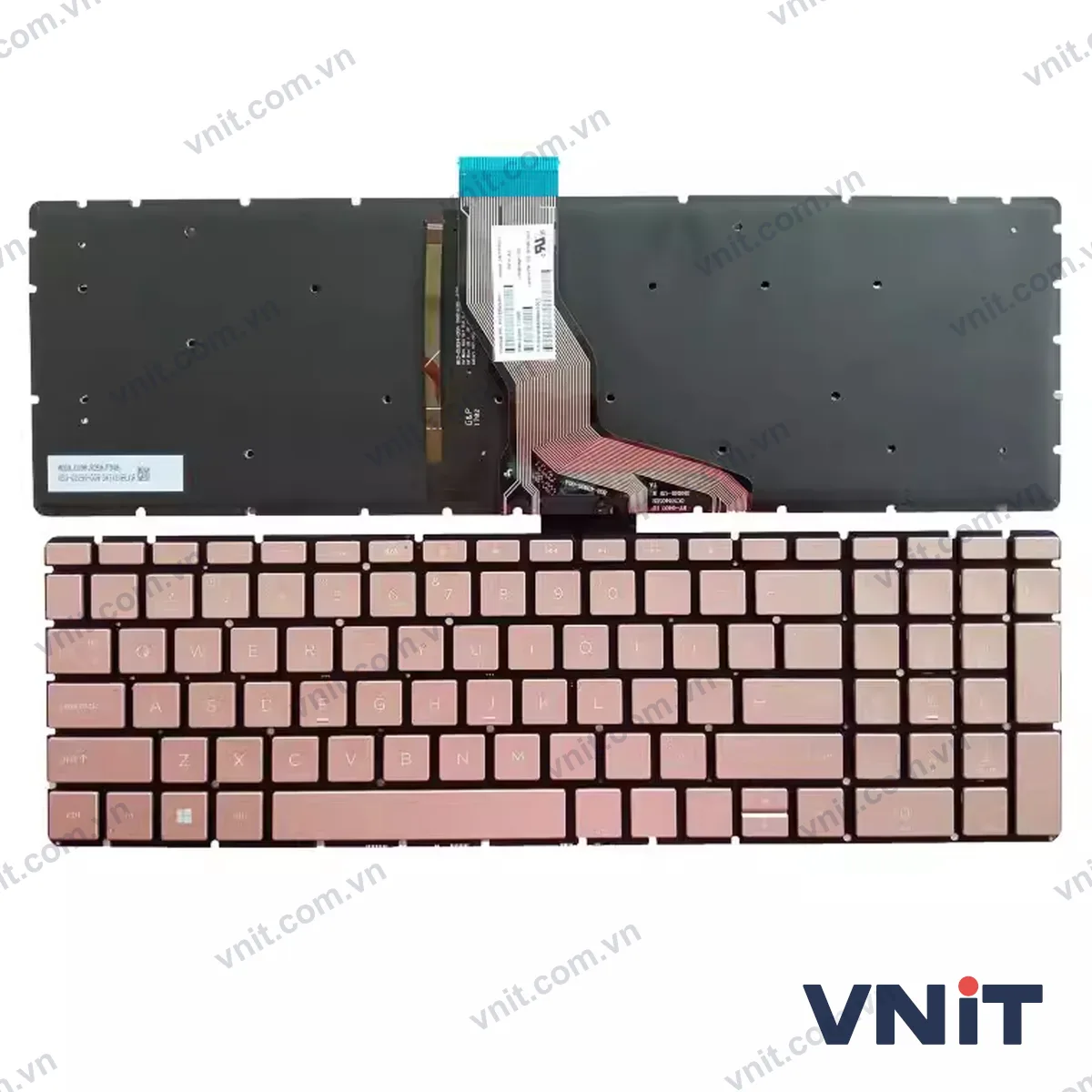 Bàn phím Laptop HP Pavilion 15-BS 15-BR 15-BW 15T-BR 15Q-BU 15T-BS 15Z-BW (Có đèn nền) (Màu vàng)