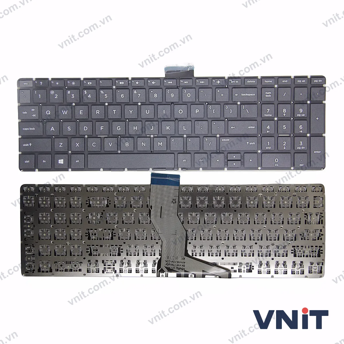 Bàn phím Laptop HP Pavilion 15-BS 15-BR 15-BW 15T-BR 15Q-BU 15T-BS 15Z-BW (Màu đen)