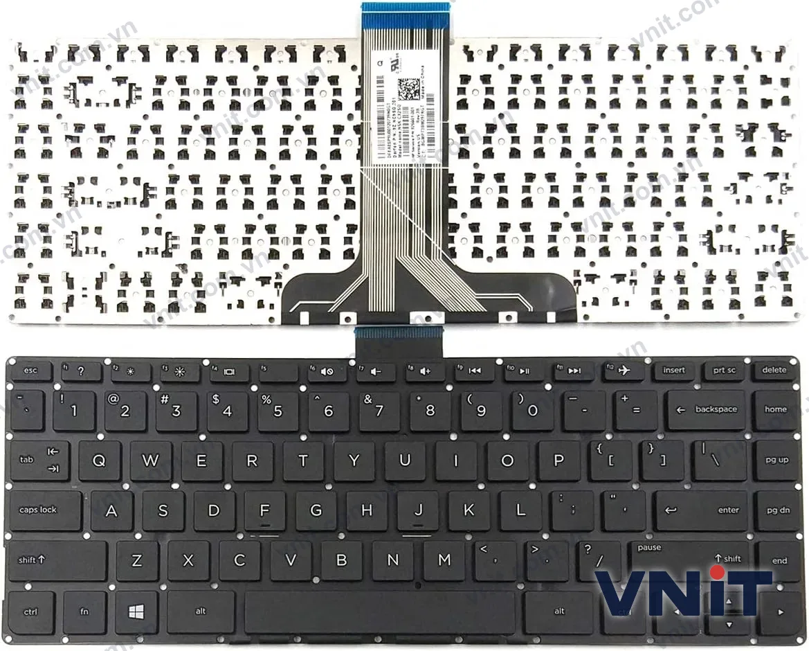 Bàn phím Laptop HP Pavilion X360 13-S 13T-S, Stream 14-AX 14T-AX 14-CB, Stream 14 Pro G3 (Màu đen)