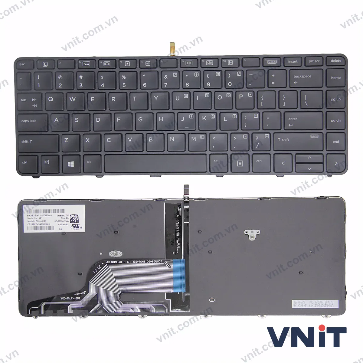 Bàn phím Laptop HP Probook 430 G3 G4, 440 G3 G4, 445 G3, 640 G2 G3, 645 G2 G3 (Có đèn nền)