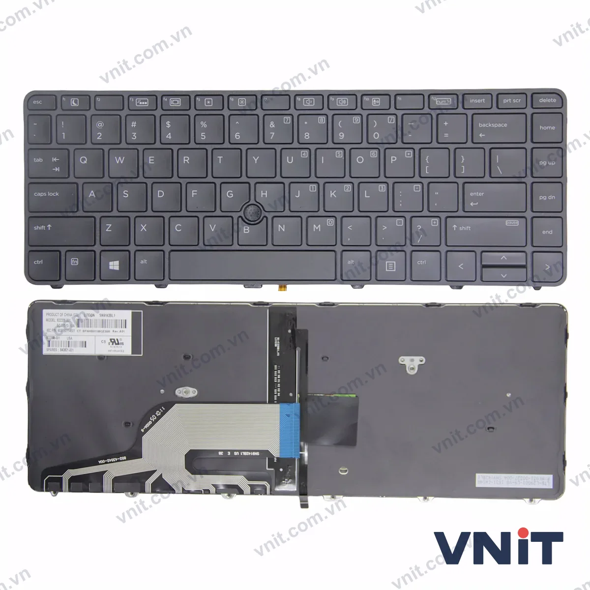 Bàn phím Laptop HP Probook 430 G3 G4, 440 G3 G4, 445 G3, 640 G2 G3, 645 G2 G3, trackpoint (Có đèn nền)