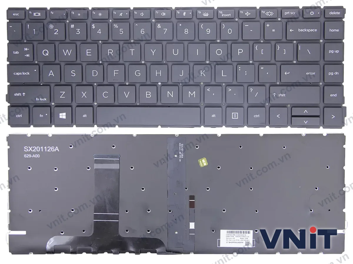 Bàn phím Laptop HP ProBook 440 G8 G9 G10, 445 G8 G9 G10 OEM (Có đèn nền)