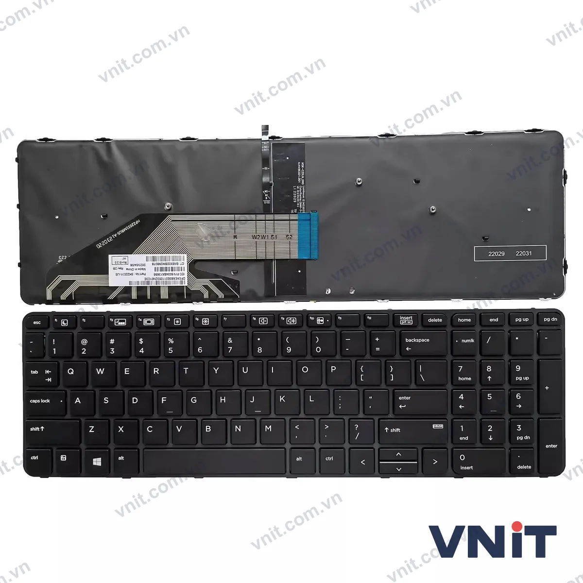 Bàn phím Laptop HP PROBOOK 470 G3 G4, 455 G3, 450 G3 G4, 650 G2 G3, OEM (Có đèn nền)