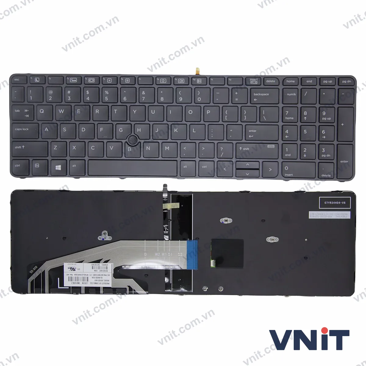 Bàn phím Laptop HP PROBOOK 470 G3 G4, 455 G3, 450 G3 G4, 650 G2 G3, trackpoint (Có đèn nền)