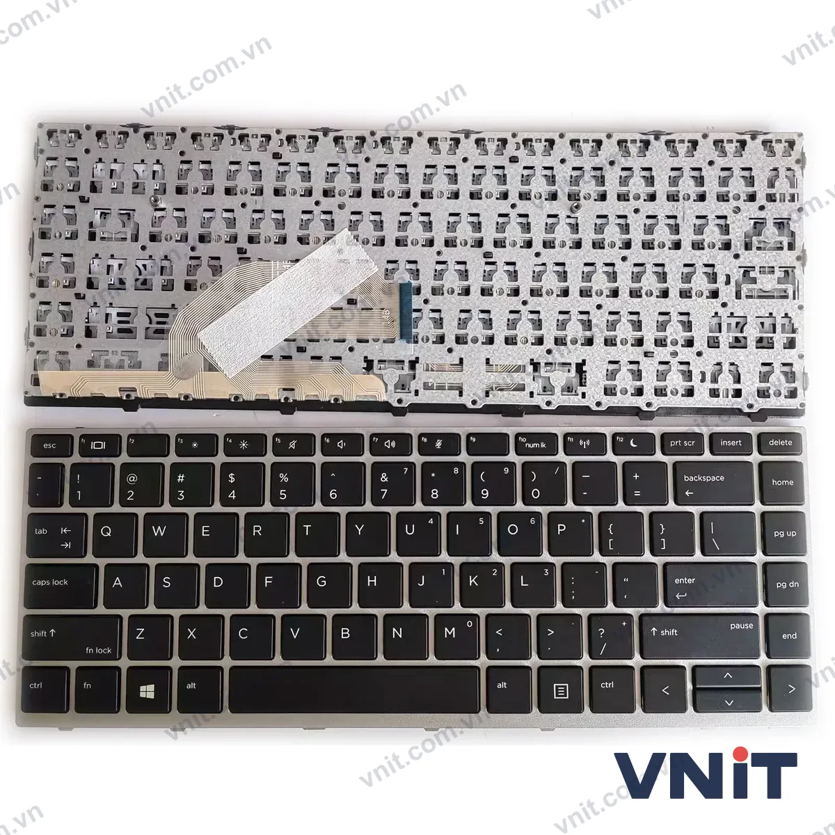 Bàn phím Laptop HP ProBook X360 440 G1 L28406-001 frame (Màu bạc)