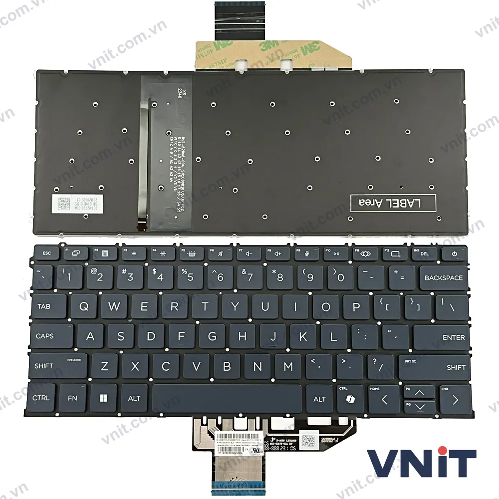Bàn phím Laptop HP SG-B7710-XUA, HPM23H2, SN1C80B20 (Có đèn nền) (Màu xanh)