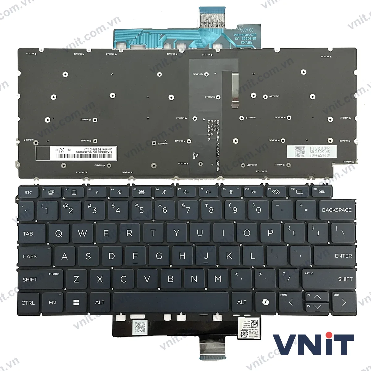 Bàn phím Laptop HP SG-B7900-XUA, SG-B7910-XUA, SN1C65B20 (Có đèn nền) (Màu xanh)