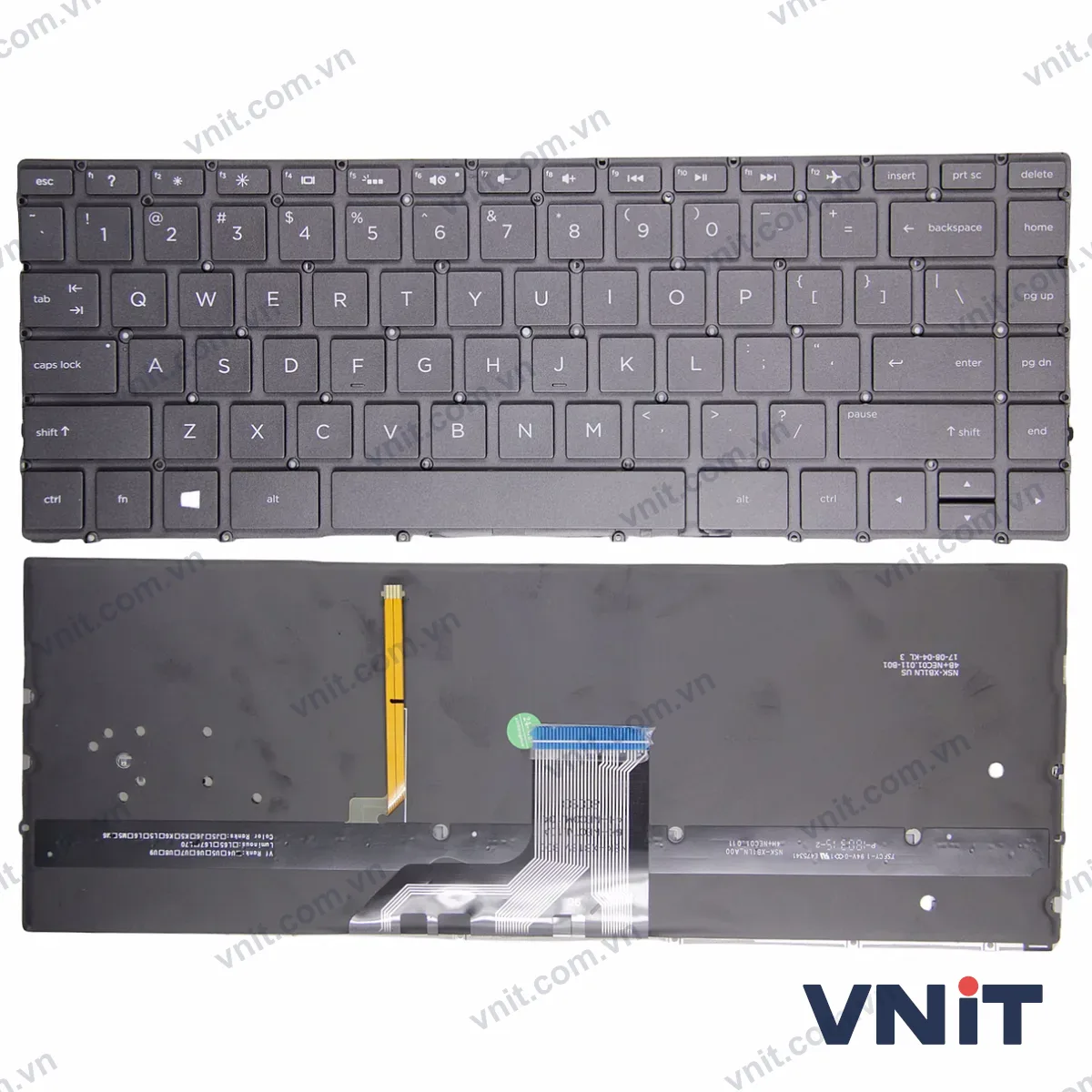 Bàn phím Laptop HP Spectre x360 13T-AP 13T-AQ 13Z-AR 13T-AC 13T-AD brown (Có đèn nền) (Màu đen)