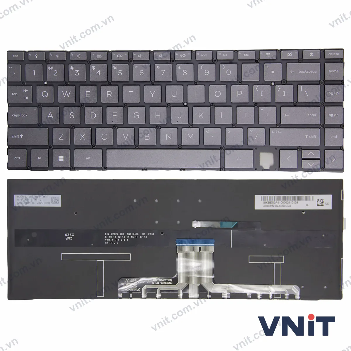 Bàn phím Laptop HP Spectre x360 14-EA 14-EB 14-AE (Có đèn nền) (Màu đen)