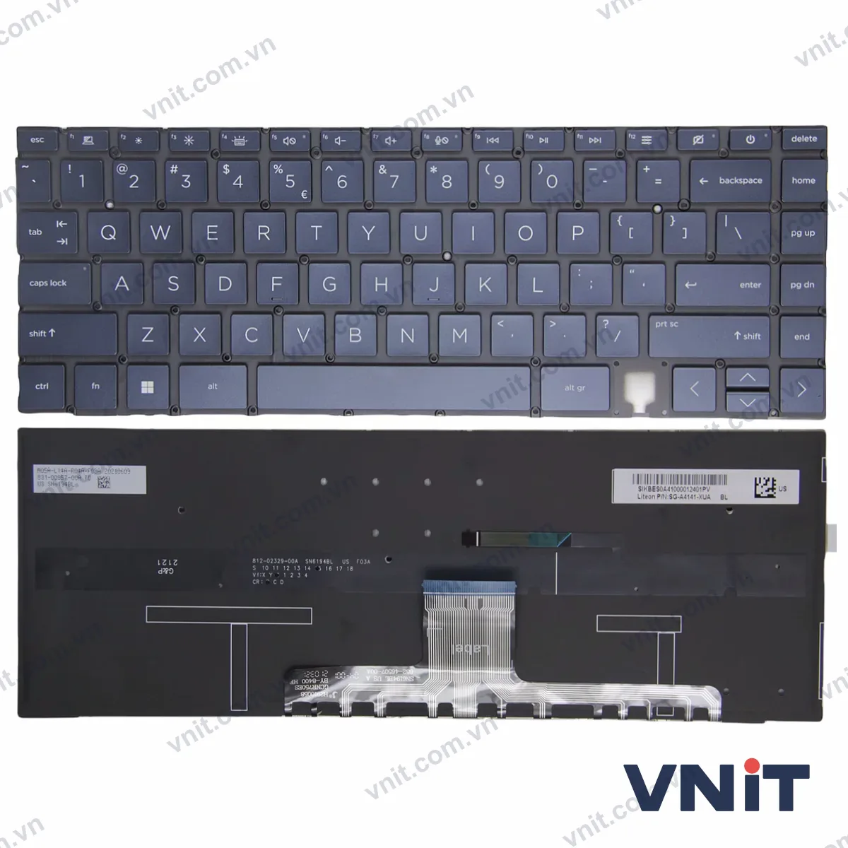 Bàn phím Laptop HP Spectre x360 14-EA 14-EB 14-AE (Có đèn nền) (Màu xanh)
