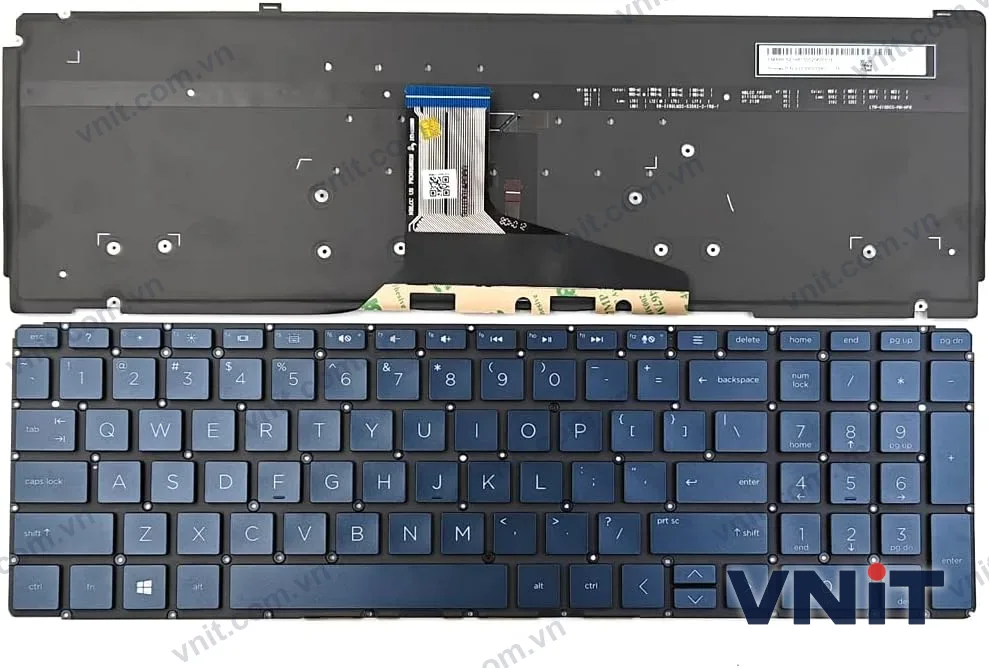 Bàn phím Laptop HP Spectre X360 15-EB, 15T-EB, EB0072TX, TPN-Q226 (Có đèn nền) (Màu xanh)
