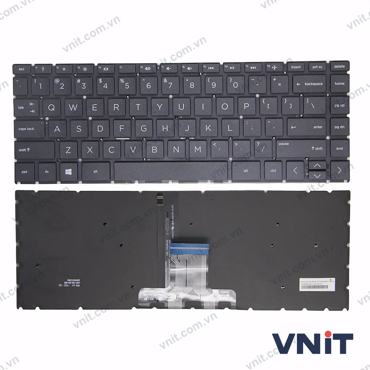 Bàn phím Laptop HP TPN-W131 TPN-W139 TPN-I131 TPN-I132 TPN-I136 (Có đèn nền) (Màu đen)