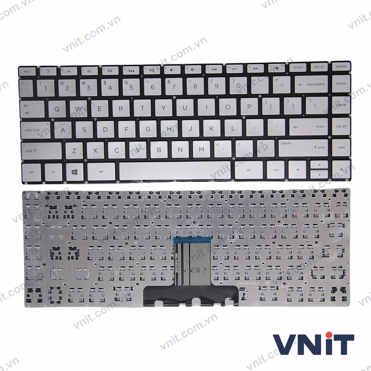 Bàn phím Laptop HP TPN-W131 TPN-W139 TPN-I131 TPN-I132 TPN-I136 (Màu bạc)