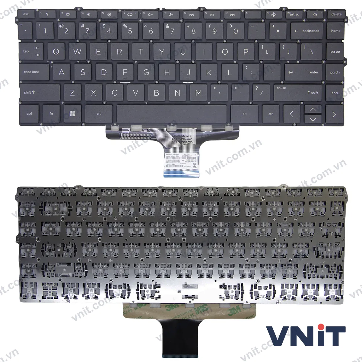 Bàn phím Laptop HP X360 14-DW, 14-DV, 14-DY, 13-BB, 13T-BB, 14M-DW, 14T-DW, 14M-DY, 14Q-DY, 14T-DY (Màu đen)