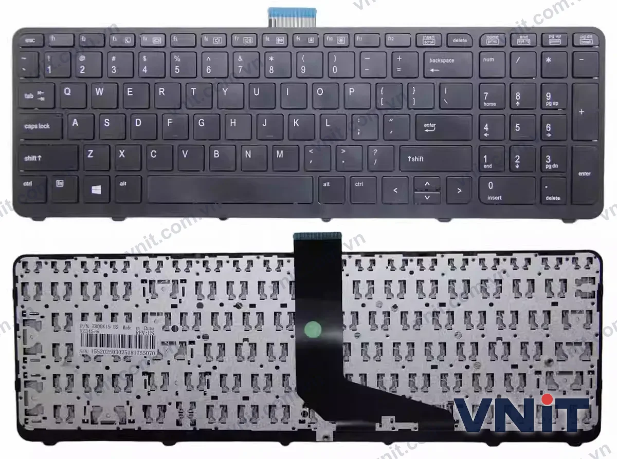 Bàn phím Laptop HP ZBOOK 15 G1, ZBOOK 15 G2, ZBOOK 17 G1, ZBOOK 17 G2, SK7123BL, OEM