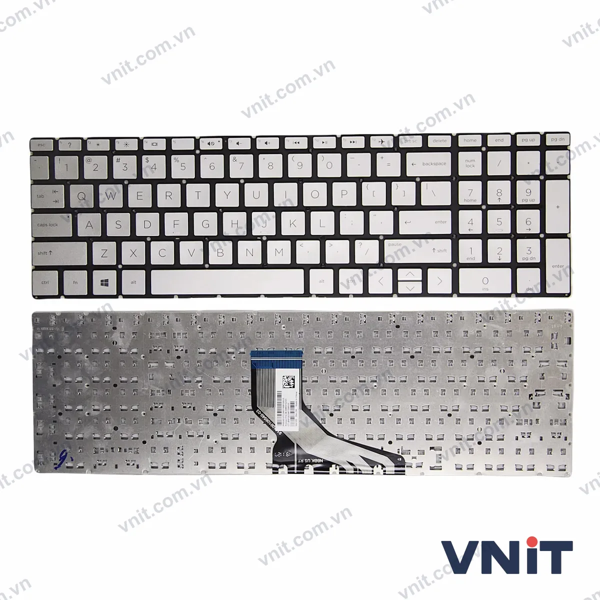 Bàn phím Laptop HP Zbook 15V G5, TPN-C134, TPN-Q284, ZHAN 99 G1, ZHAN 99 G4 (Màu bạc)