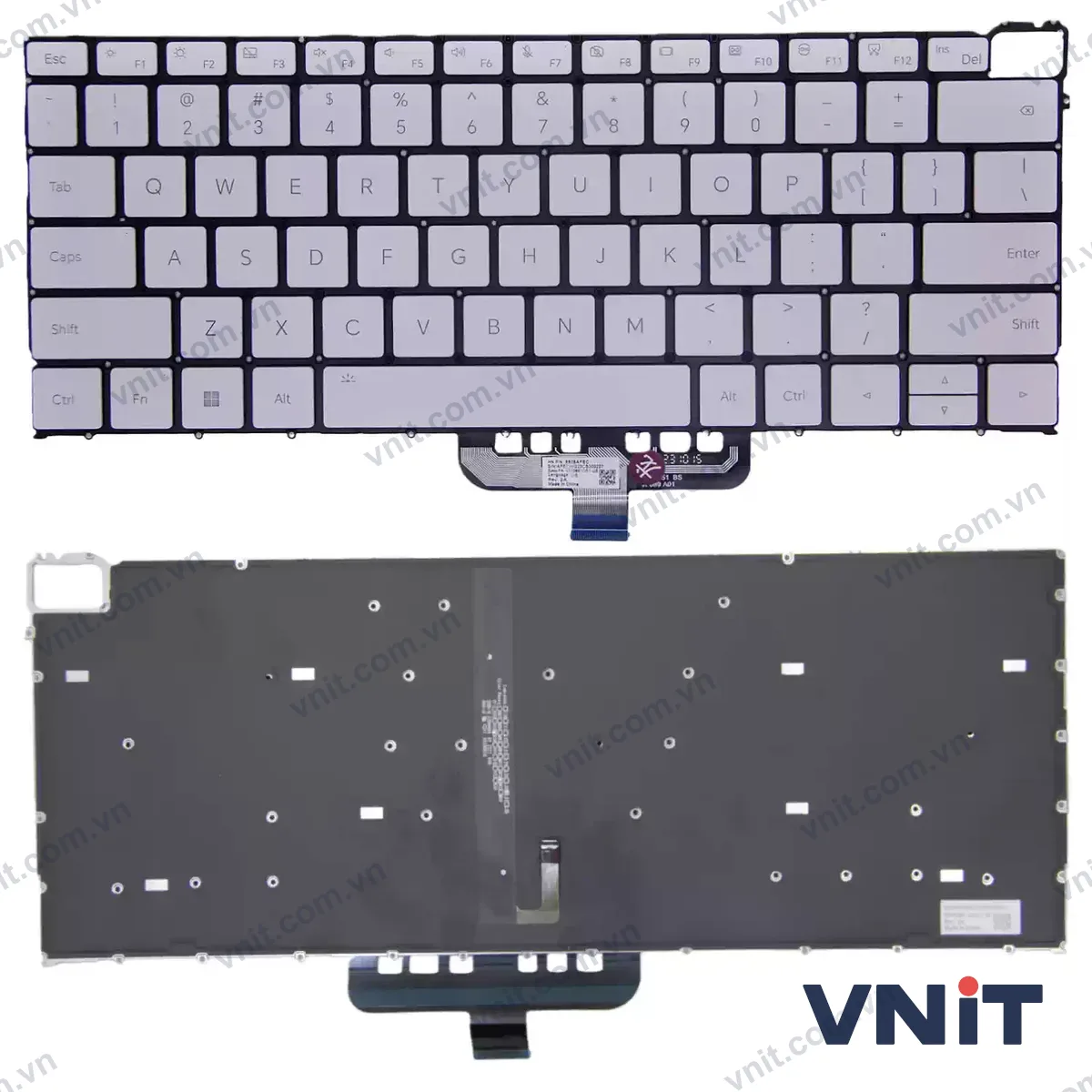 Bàn phím Laptop Huawei honor MagicBook Pro 14 MRA-521 MRB-A (Có đèn nền) (Màu hồng)