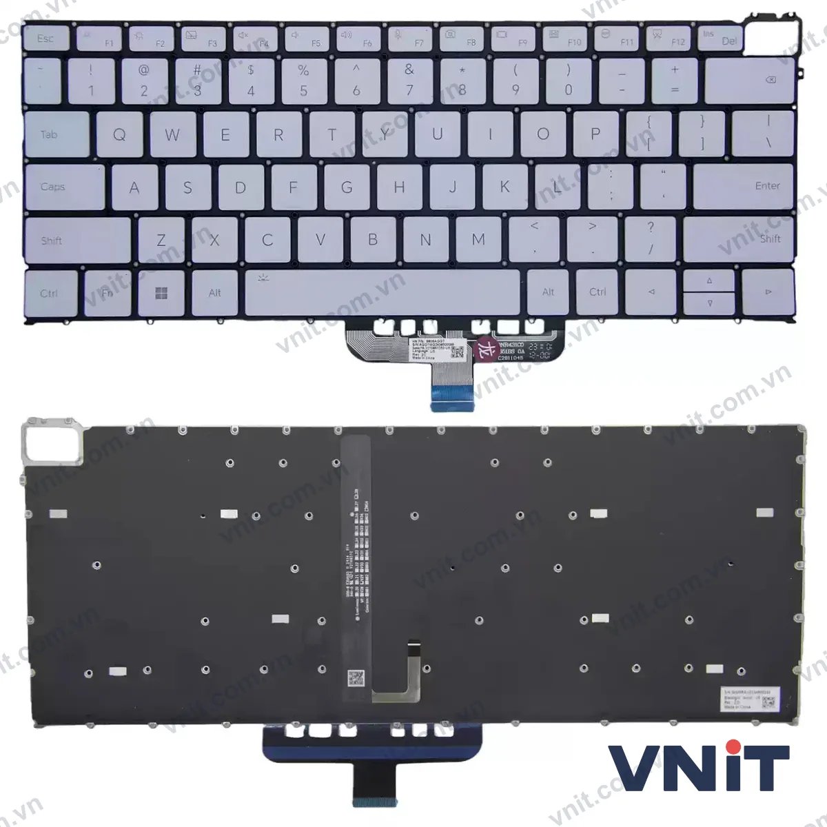 Bàn phím Laptop Huawei honor MagicBook Pro 14 MRA-521 MRB-A (Có đèn nền) (Màu xanh)