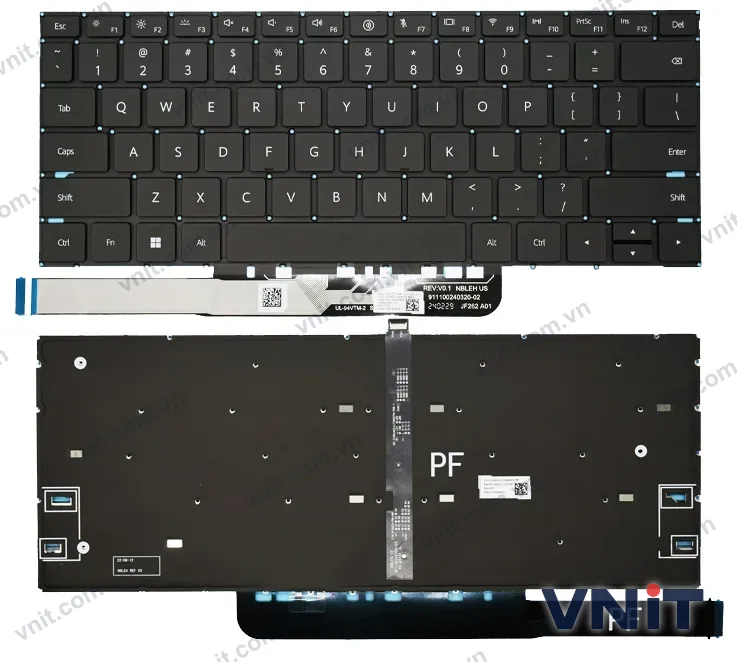 Bàn phím Laptop Huawei Matebook D14 D15 2023, MDF-16, MDG-16 (Có đèn nền)