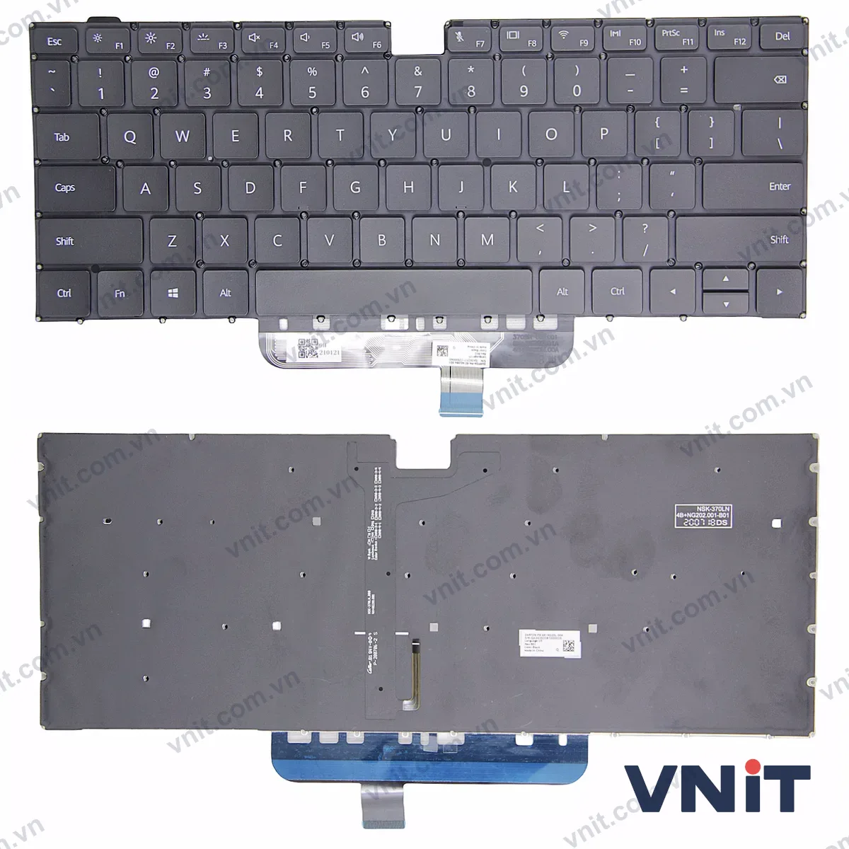 Bàn phím Laptop Huawei Matebook NbF-16 NbF-08 KLVF-16 BoDE-WFH96 KLVD WFH9 (Có đèn nền)