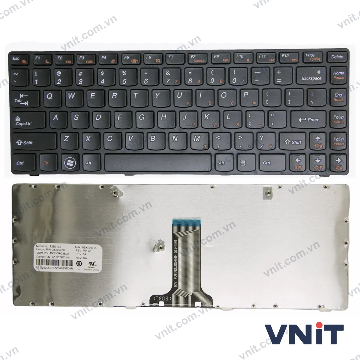 Bàn phím Laptop Lenovo G470 G475A B490 G475 B470E B480 V470A M490 (Màu đen)