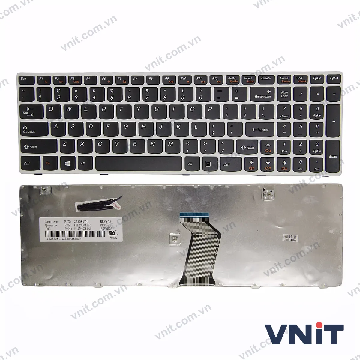 Bàn phím Laptop Lenovo G580 G590 Z580 Z585 G585 G780 frame (Màu trắng)