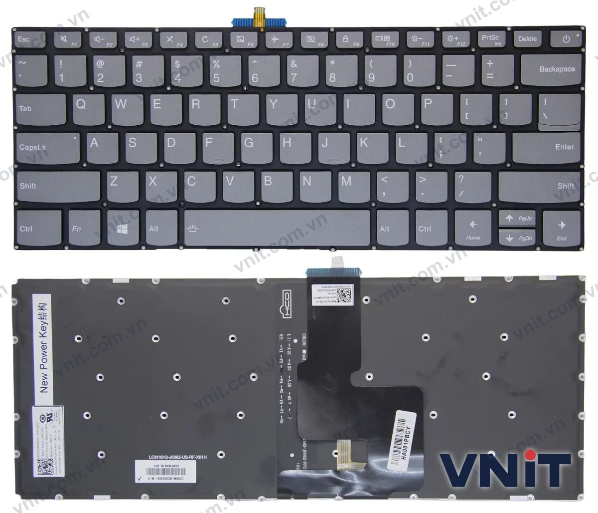 Bàn phím Laptop Lenovo IdeaPad 320-14 320S-14IKB 120S-14IAP 520-14IKB 7000-14 power (Có đèn nền)