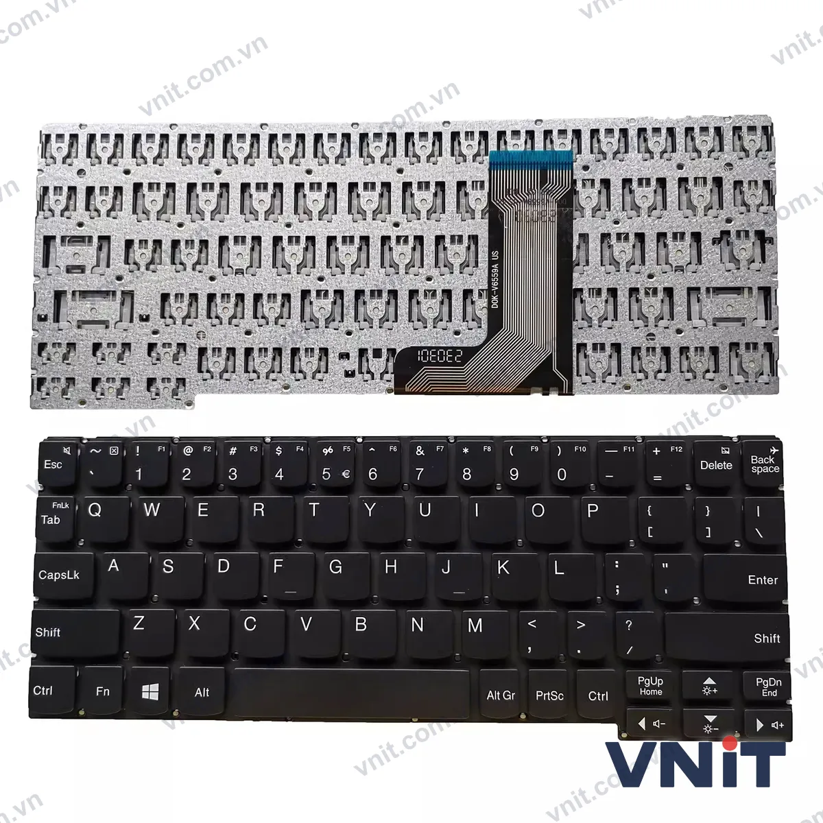 Bàn phím Laptop Lenovo IdeaPad D330-10IGM D330-10IGL (Màu đen)