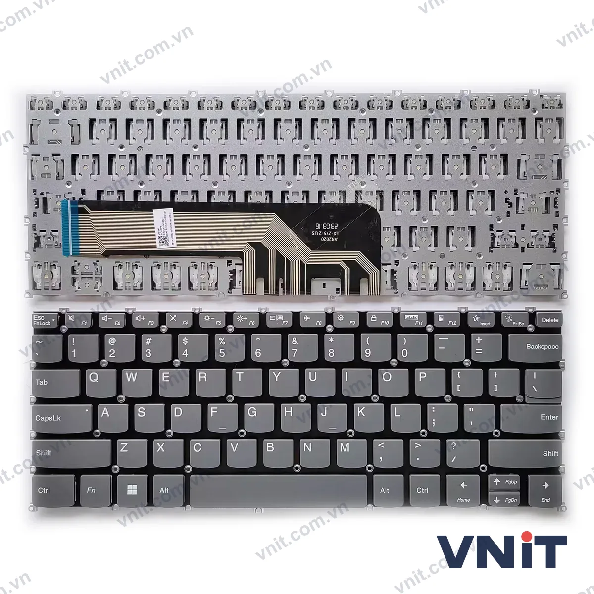 Bàn phím Laptop Lenovo IdeaPad Slim yoga 7-14ACN06 7-14ACN6 82L0 82L1 82N7 (Màu xám)