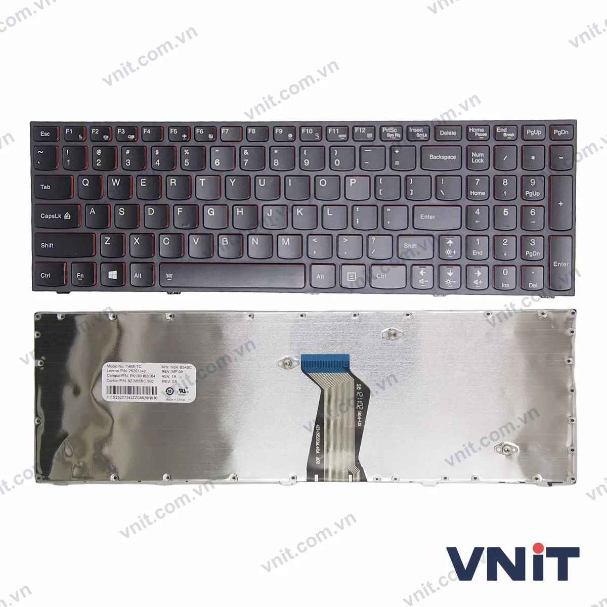 Bàn phím Laptop Lenovo Ideapad Y500 Y510 Y590
