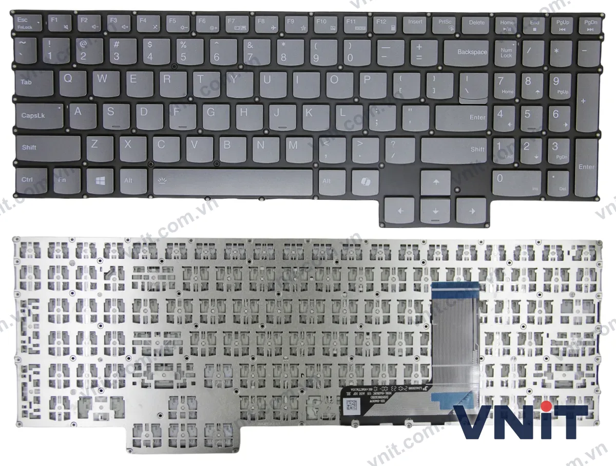 Bàn phím Laptop Lenovo Legion S7-16ARHA7, S7-16IAH7, AI (Màu xám)