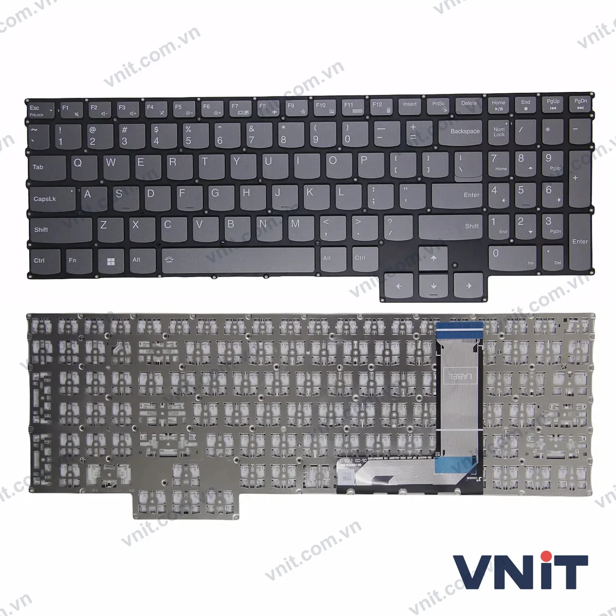 Bàn phím Laptop Lenovo Legion S7-16ARHA7, S7-16IAH7 (Màu xám)