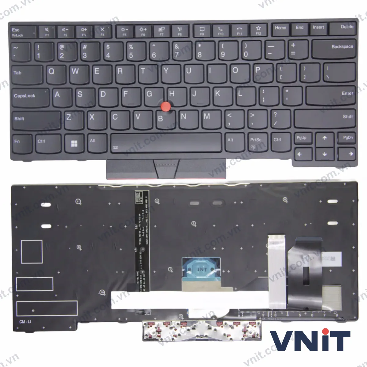 Bàn phím Laptop Lenovo R490 E485 R485 P43S S2 yoga 3RD Gen 3 S2 4TH 5TH frame call (Có đèn nền) (Màu đen)