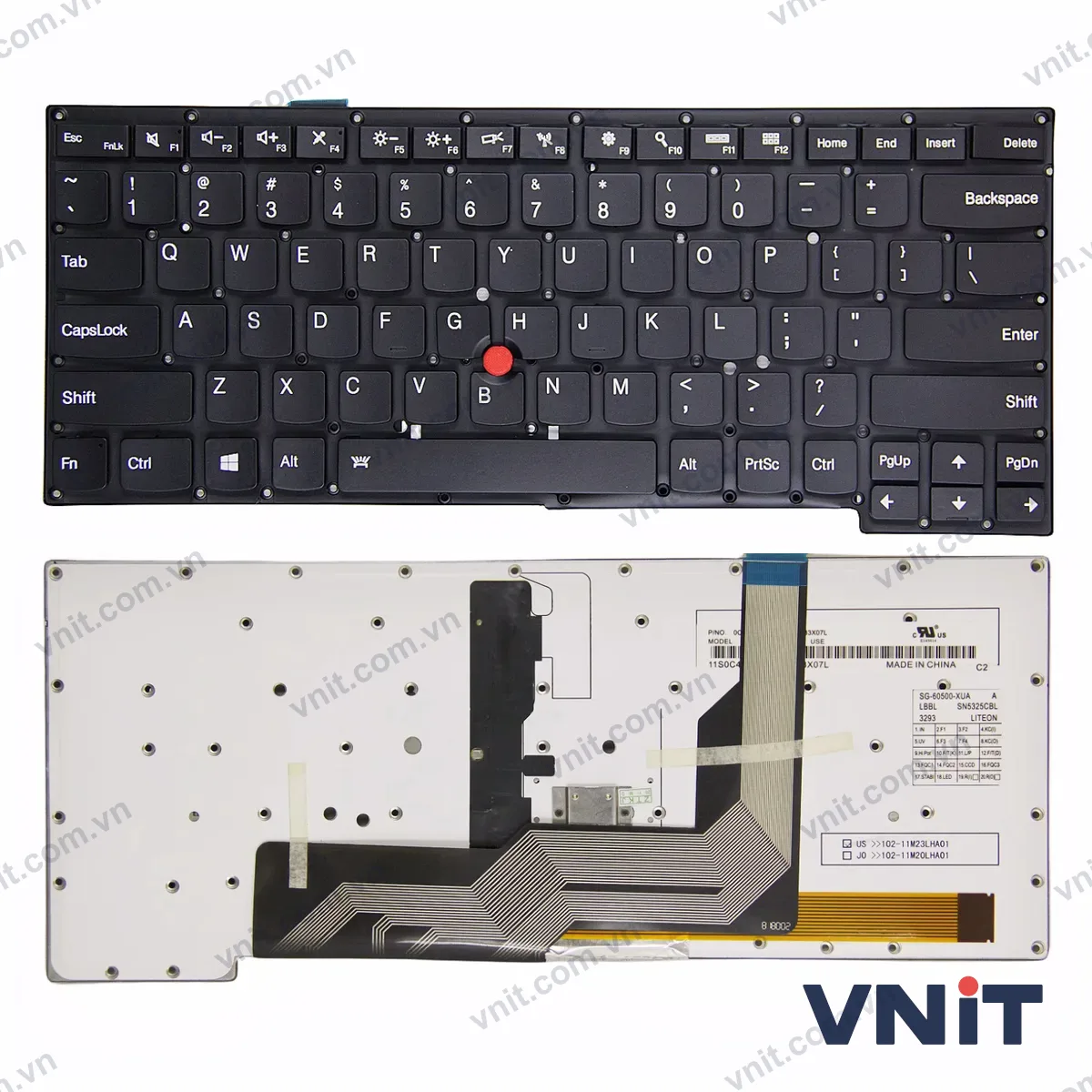 Bàn phím Laptop Lenovo S3-431 S3-440 trackpoint OEM (Có đèn nền)