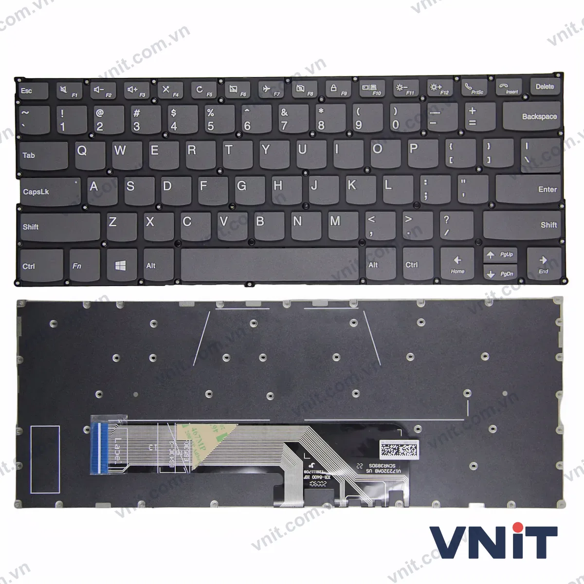 Bàn phím Laptop Lenovo thinkbook 13S-IWL 13S-IML 14S-IIL 14-IIL 14-IML call (Màu xám)