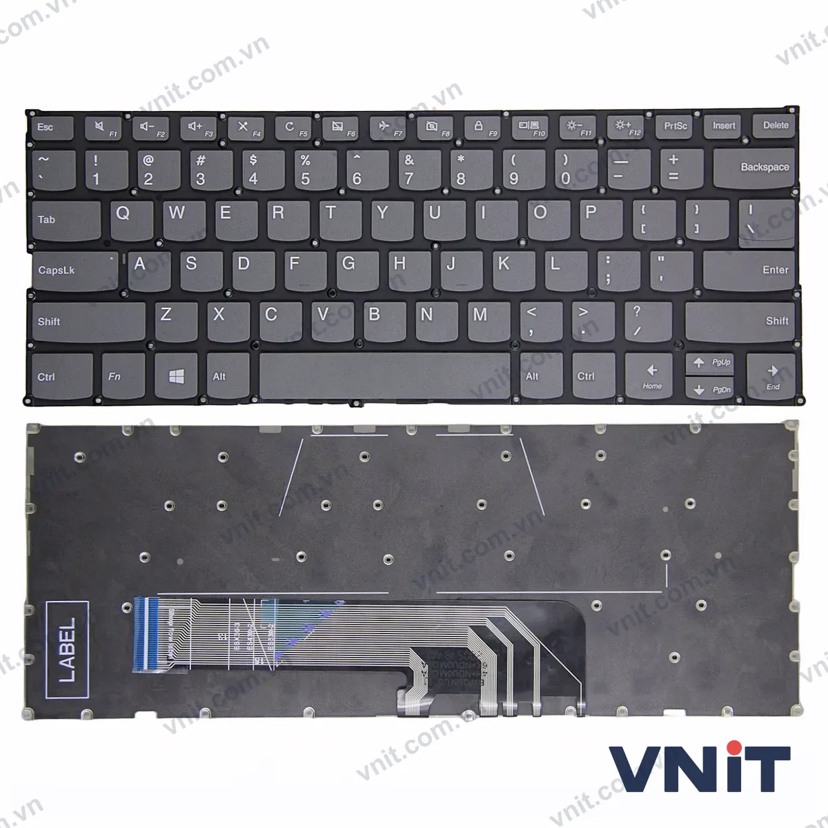 Bàn phím Laptop Lenovo thinkbook 13S-IWL 13S-IML 14S-IIL 14-IIL 14-IML (Màu xám)