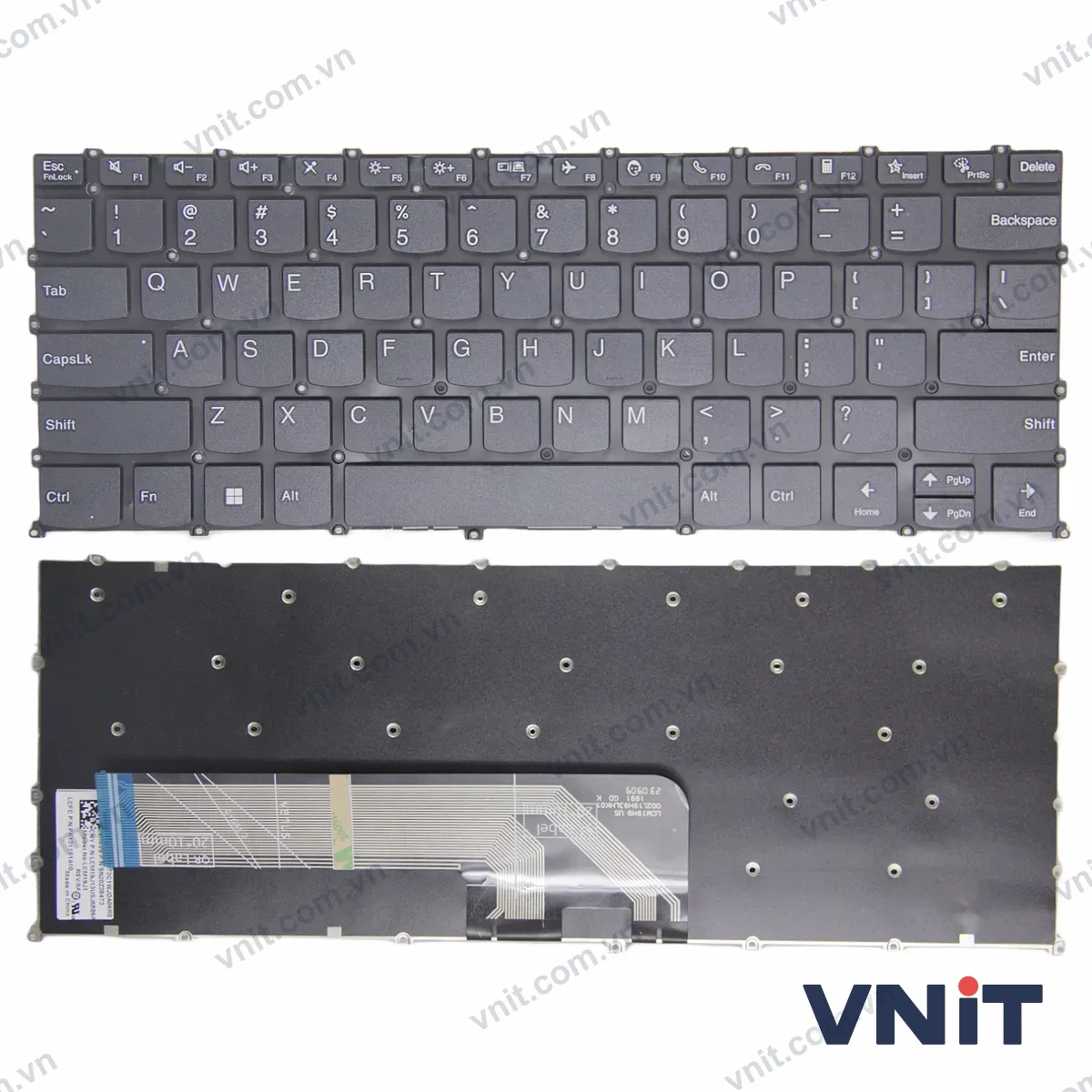 Bàn phím Laptop Lenovo ThinkBook 14 G5 (ABP / IRL), F10 call (Màu đen)