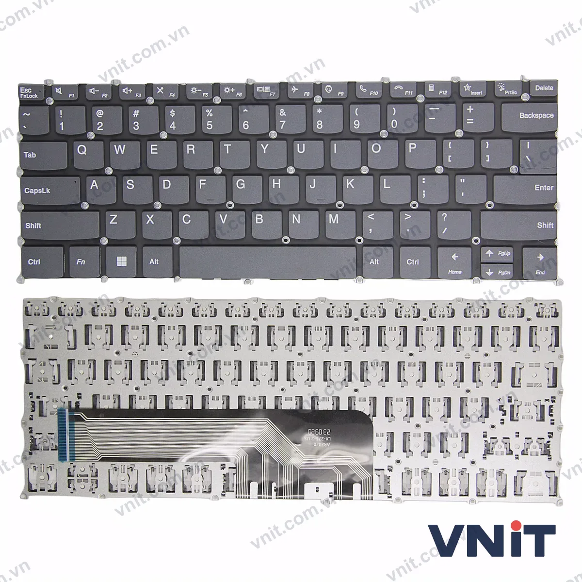 Bàn phím Laptop Lenovo ThinkBook 14 G5 (ABP / IRL), OEM F10 call (Màu xám)