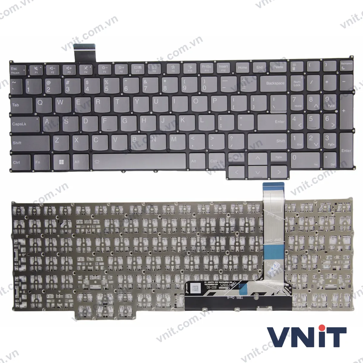 Bàn phím Laptop Lenovo ThinkBook 16 G6 ABP IRL, 2023 -key (Có đèn nền) (Màu xám)