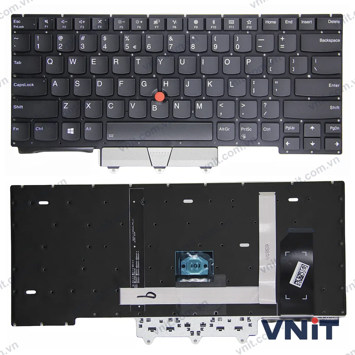 Bàn phím Laptop Lenovo Thinkpad E14 GEN 1, E14 GEN 2, E14 GEN 3, E14 GEN 4, R14 Gen 2, S3 Gen 2 (Có đèn nền) (Màu đen)