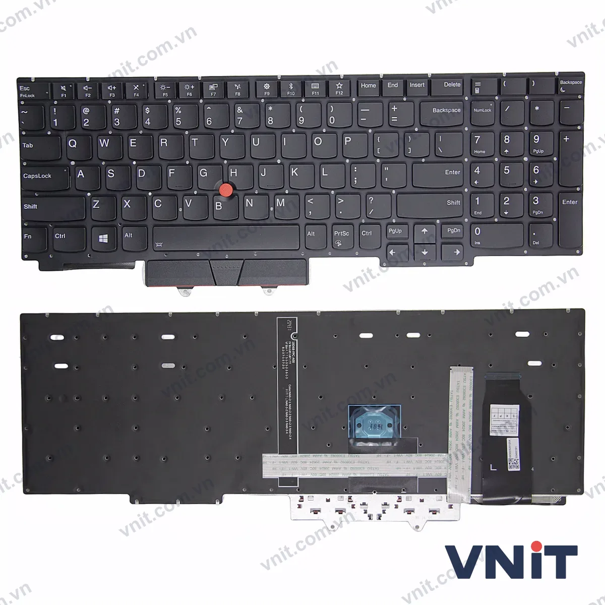 Bàn phím Laptop Lenovo Thinkpad E15 Gen 1 Gen 2 Gen 3 Gen 4 R15 (Có đèn nền)