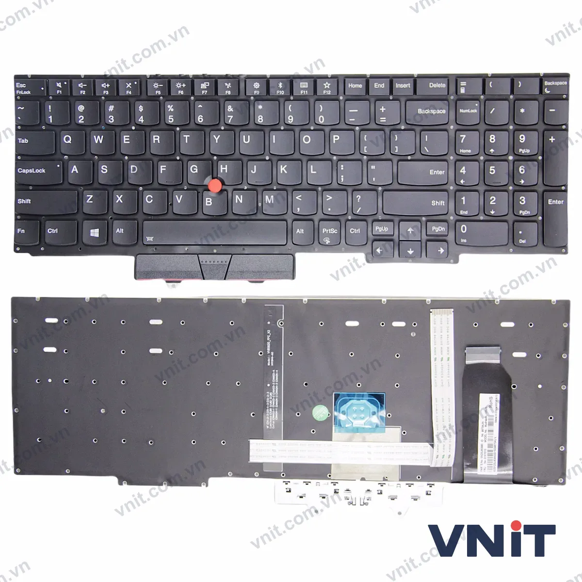 Bàn phím Laptop Lenovo Thinkpad E15 Gen 1 Gen 2 Gen 3 Gen 4 R15 trackpoint high copy (Có đèn nền)