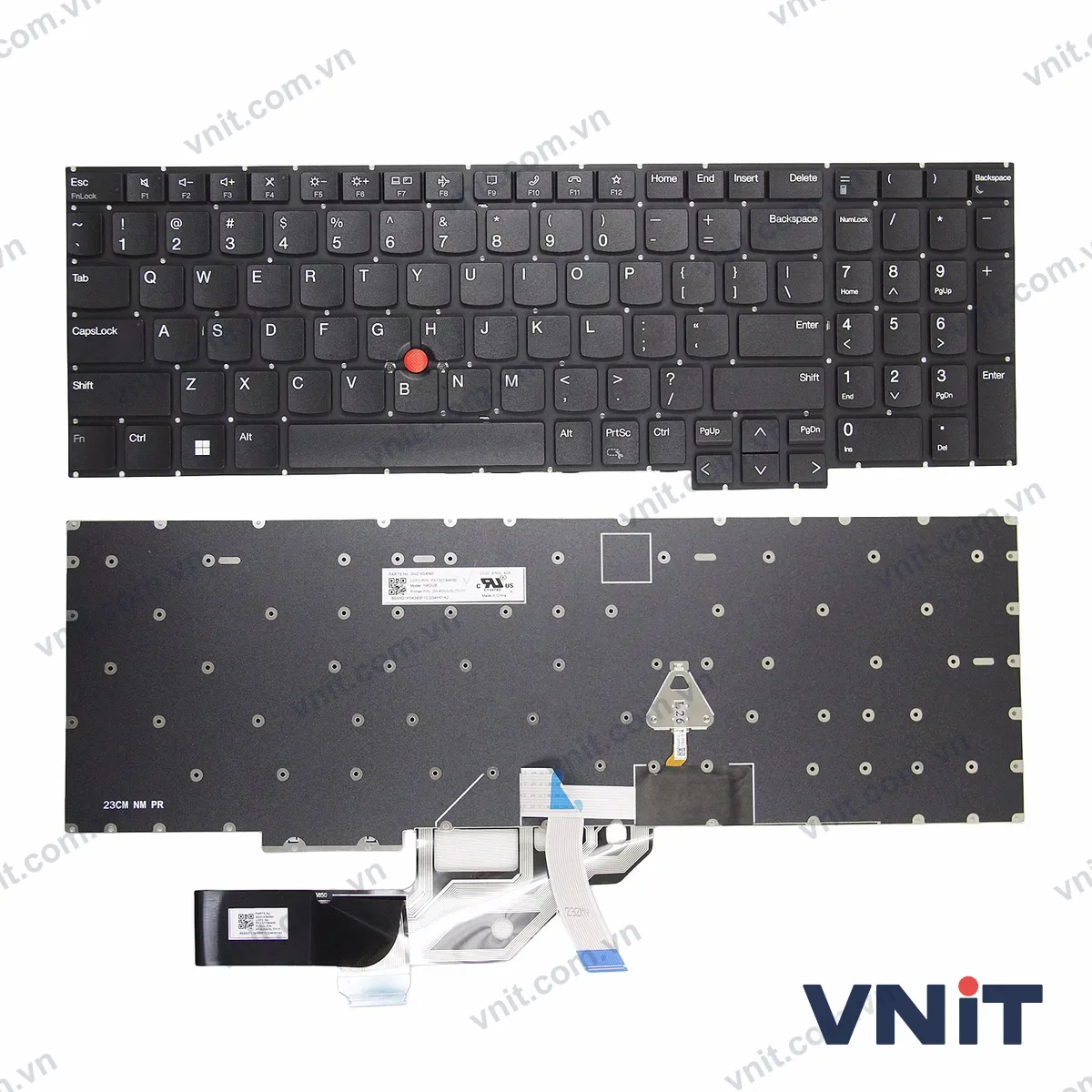 Bàn phím Laptop Lenovo Thinkpad E16 Gen 1 Gen 2 (Màu đen)