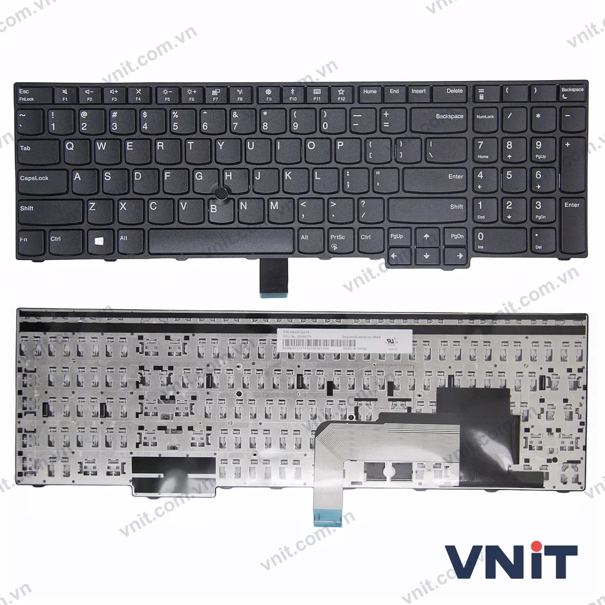 Bàn phím Laptop Lenovo Thinkpad E570 E575 E570C no trackpoint OEM