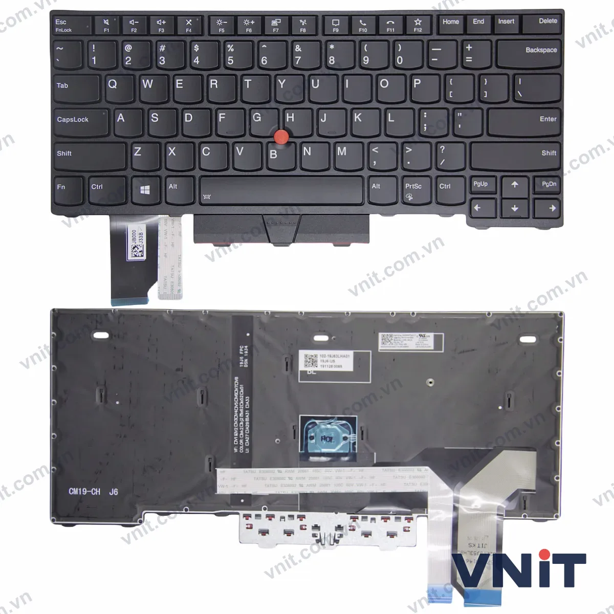 Bàn phím Laptop Lenovo ThinkPad L14 Gen 1, L14 Gen 2 (Có đèn nền)