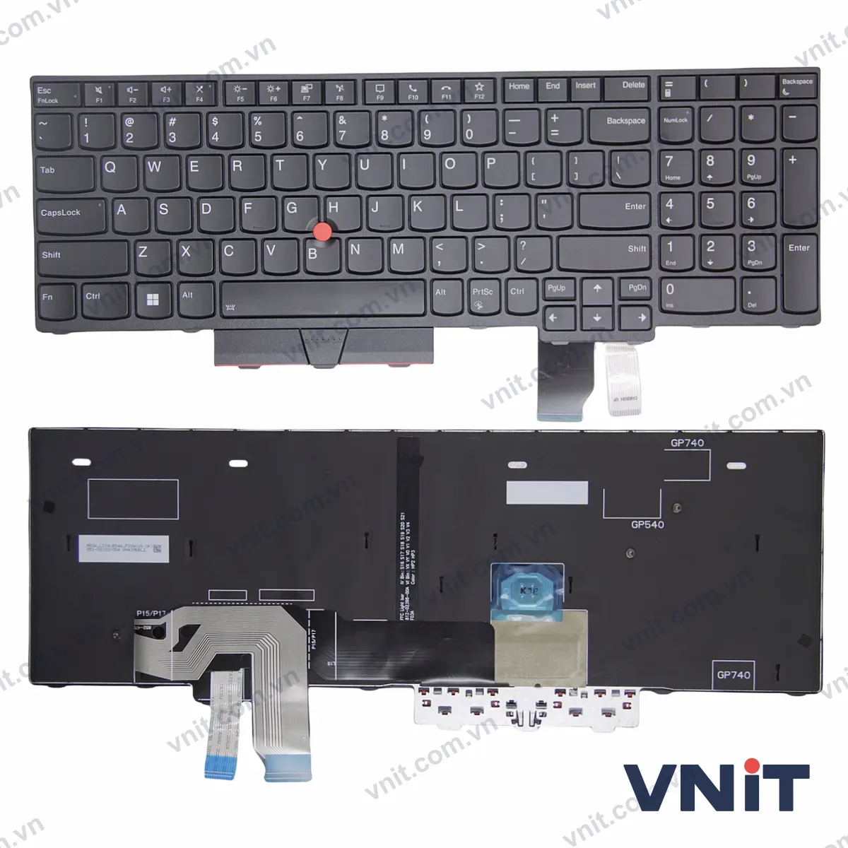 Bàn phím Laptop Lenovo thinkpad P15 Gen 2 T15G Gen 2 P15V P17 Gen 1 Gen 2 Gen 3 (Có đèn nền)