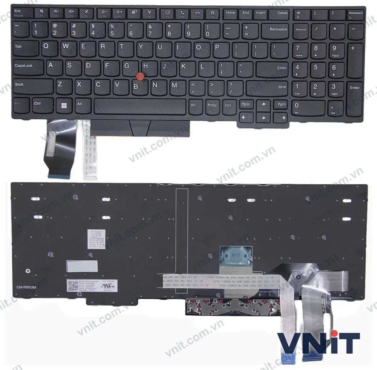 Bàn phím Laptop Lenovo ThinkPad P72, P73 call (Màu đen)